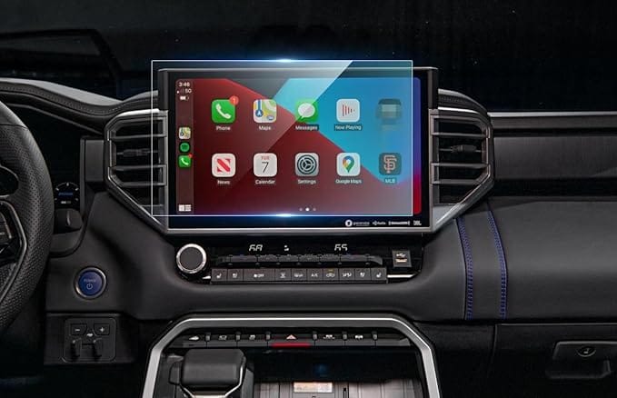 Screen Protector Compatible with 2022+ Tundra/2023 Sequoia 14 Inch Touchscreen,9H Hardess Shock Resistant,Multimedia Display Tempered Glass Screen Protector