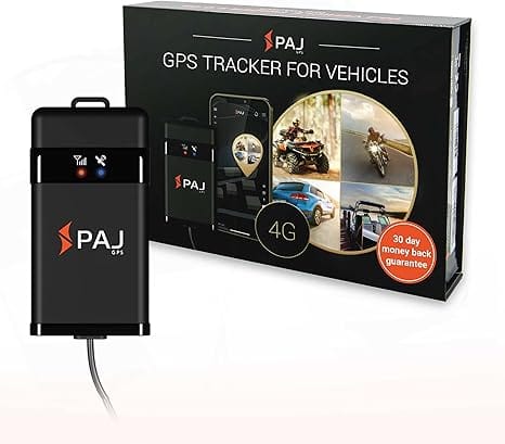 PAJ GPS Vehicle Finder 4G 2.0 – GPS Tracker for Vehicles, Motorcycles, Trucks & More - Direct Connection to Vehicle Battery (9-75V) - Car GPS Tracker with Real-time Alerts in The App, Tracker Device