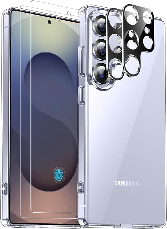 SPIDERCASE for Samsung Galaxy S25 Ultra Case, [10 FT Military Grade Drop Protection] [Crystal Clear] [Not-Yellowing] Slim Fit Shockproof Anti-Scratched Rugged Phone Case, Clear